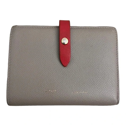 Céline Leather Wallet Folio