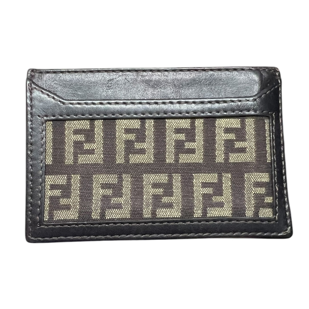 Fendi Vintage Monogram Card Case – Pre-Loved, Good Condition