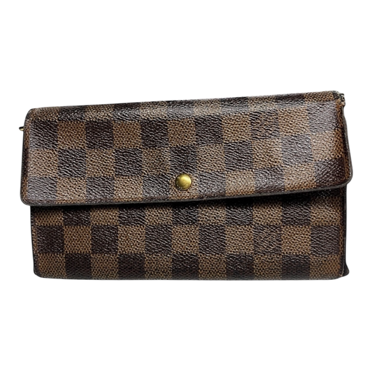 Louis Vuitton Vintage Damier Ebene Porte Monnaie Wallet