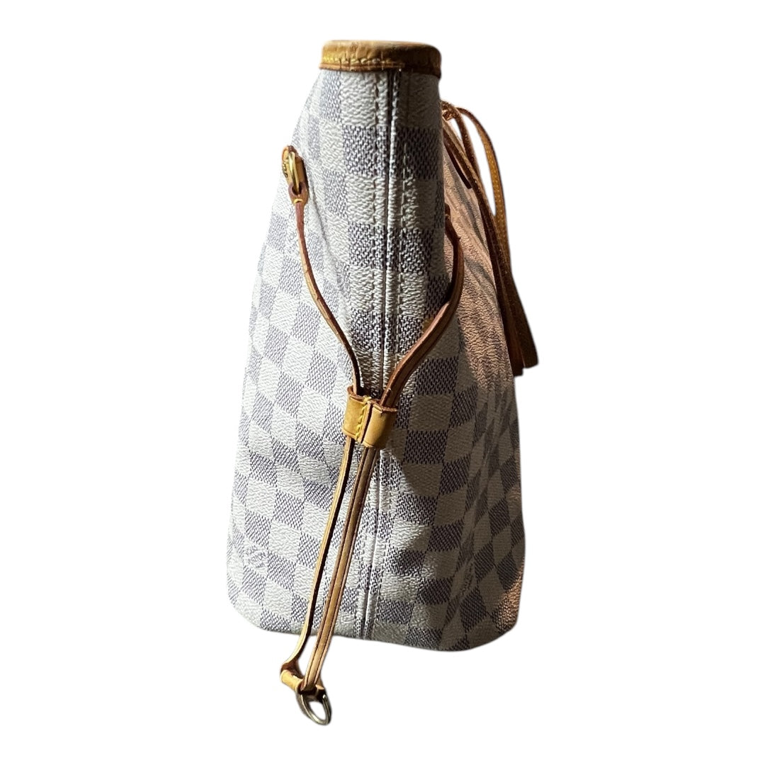 Louis Vuitton Neverfull MM Damier Azur – Pre-Loved, Very Good Condition