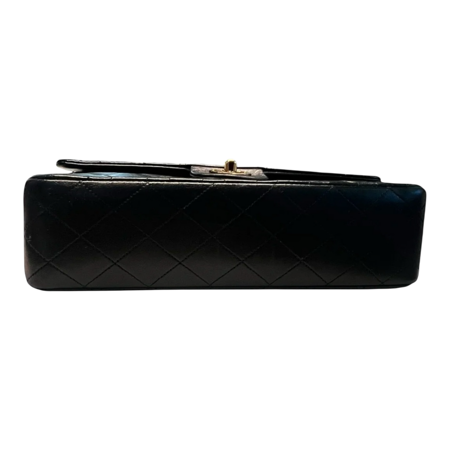 Chanel Vintage Classic Flap Black Lambskin Leather