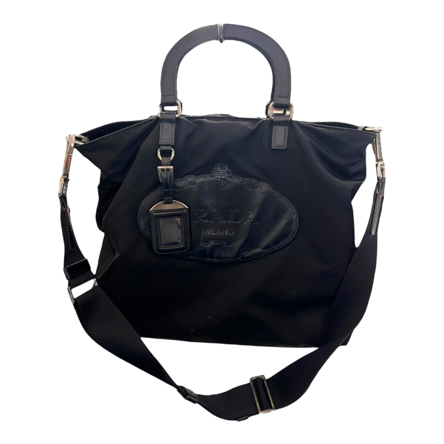 PRADA Vintage Canapa Logo Satchel