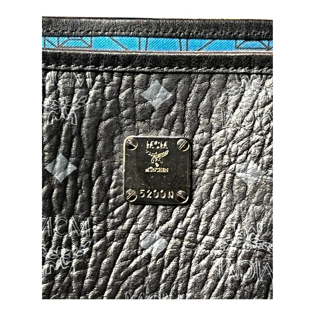 MCM Black Monogram Tote