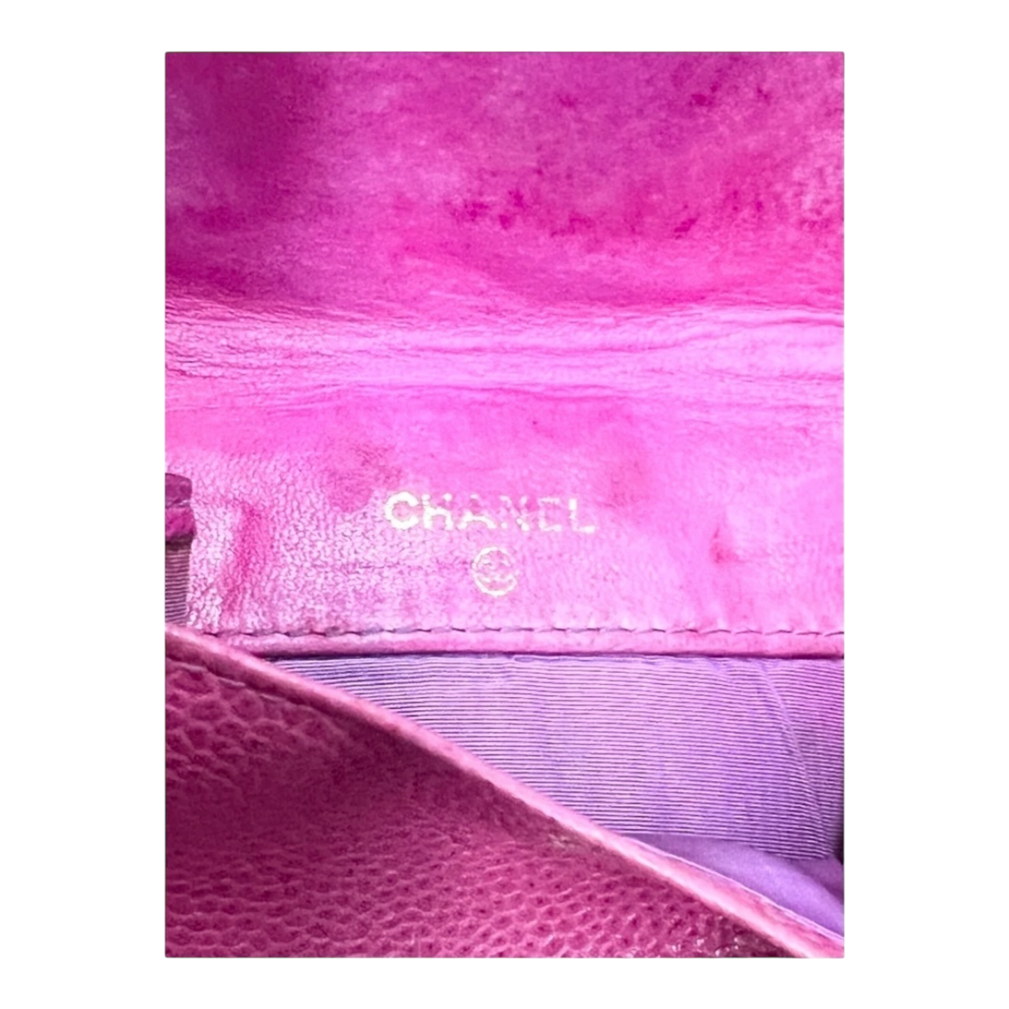 Chanel Vintage Wallet in Pink Caviar Leather