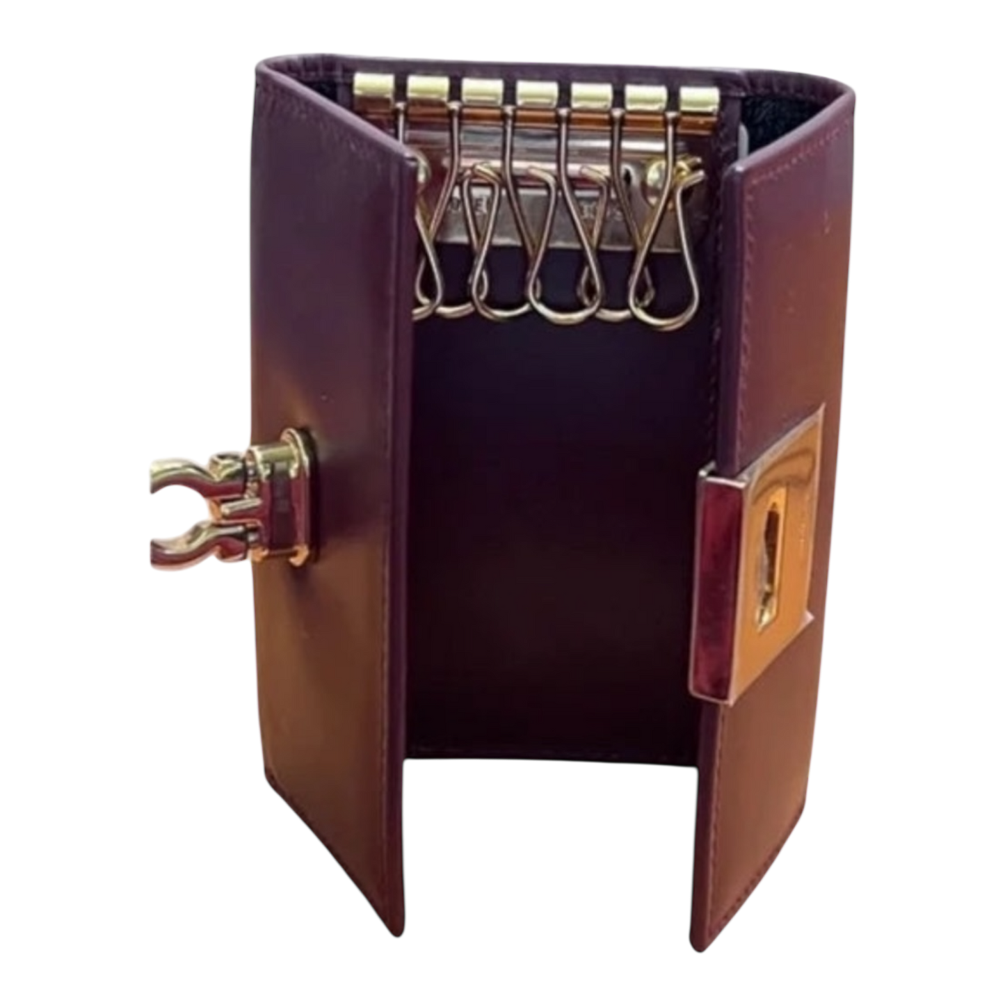 SALVATORE FERRAGAMO Gancini 6-Ring Key Case