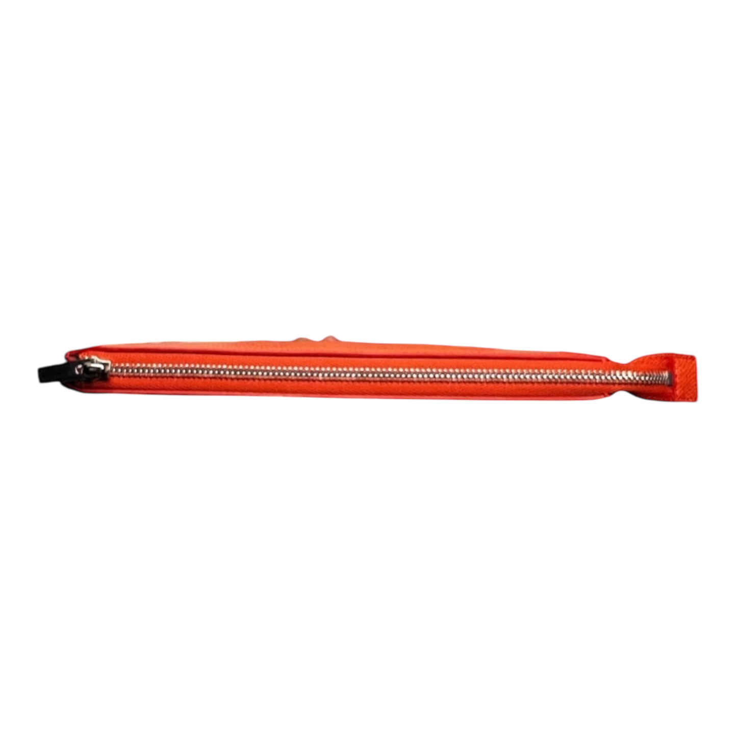 CÉLINE Leather 3-Fold Orange Pouch/Clutch/Wallet