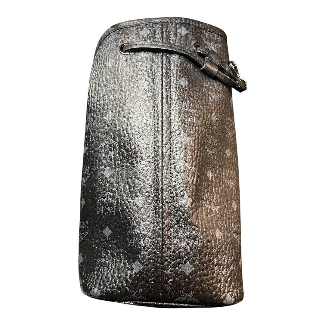 MCM Black Monogram Tote