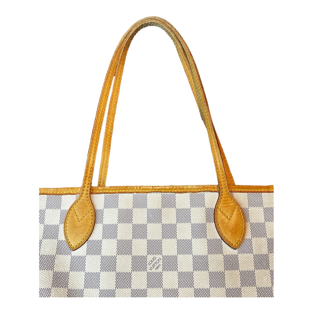 Louis Vuitton Neverfull MM Damier Azur – Pre-Loved, Very Good Condition