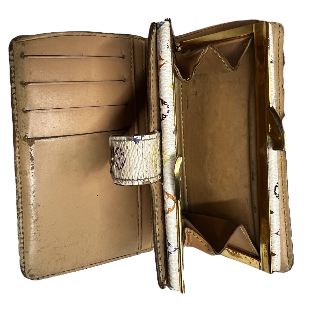 Louis Vuitton Murakami French Kisslock Wallet – Vintage, Good Condition