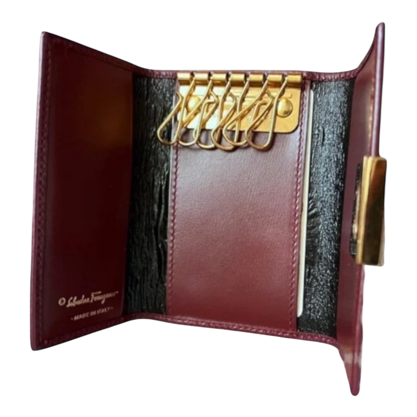 SALVATORE FERRAGAMO Gancini 6-Ring Key Case