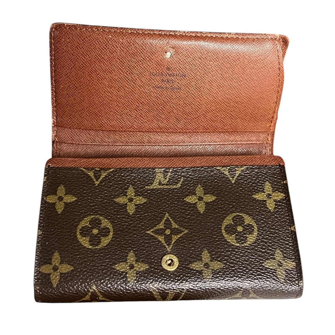 Louis Vuitton Vintage Portomone Vietre L-Shaped Zipper Bifold Wallet – Good Condition