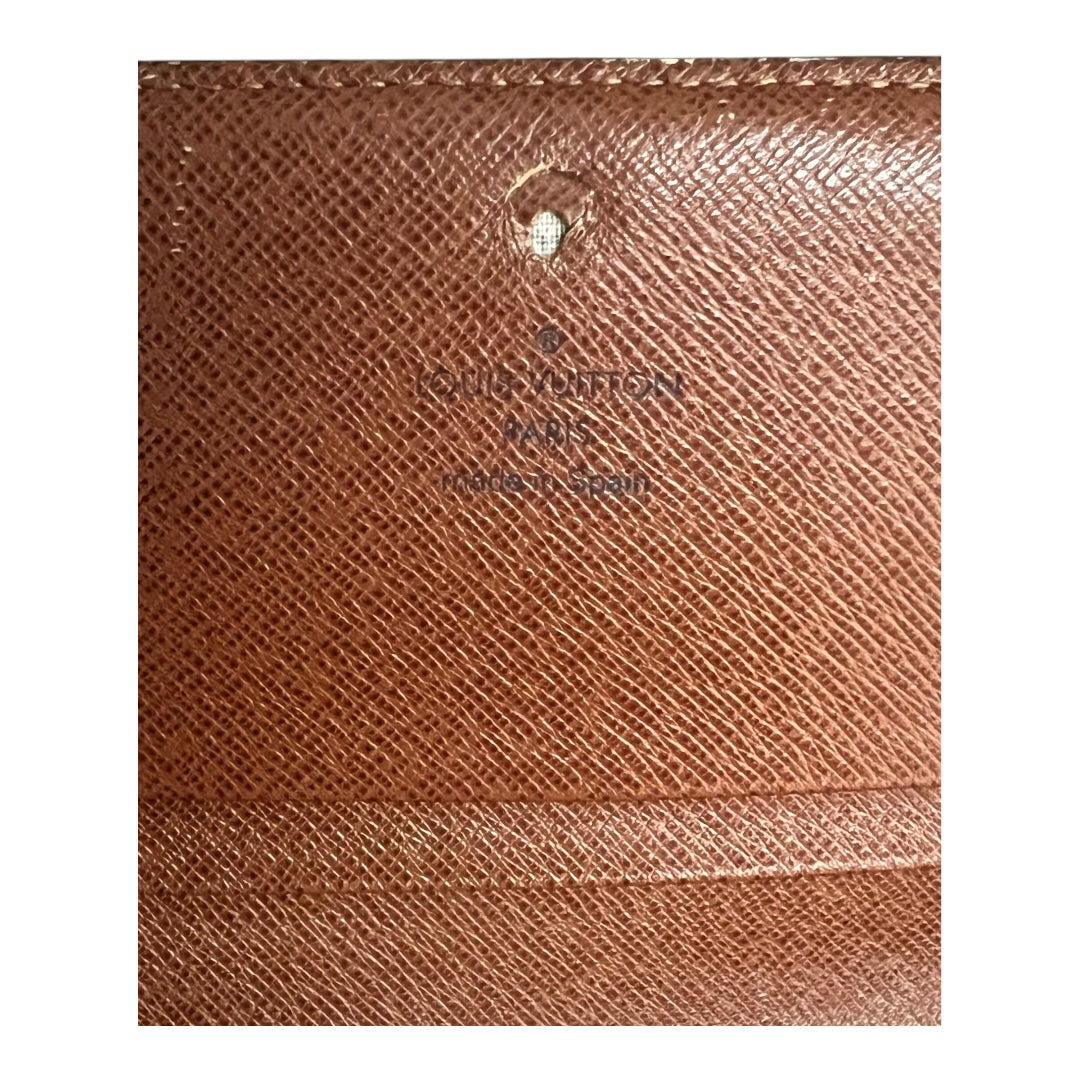 Louis Vuitton Vintage Portomone Vietre L-Shaped Zipper Bifold Wallet – Good Condition