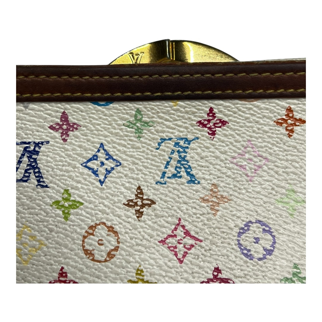 Louis Vuitton Murakami French Kisslock Wallet – Vintage, Good Condition