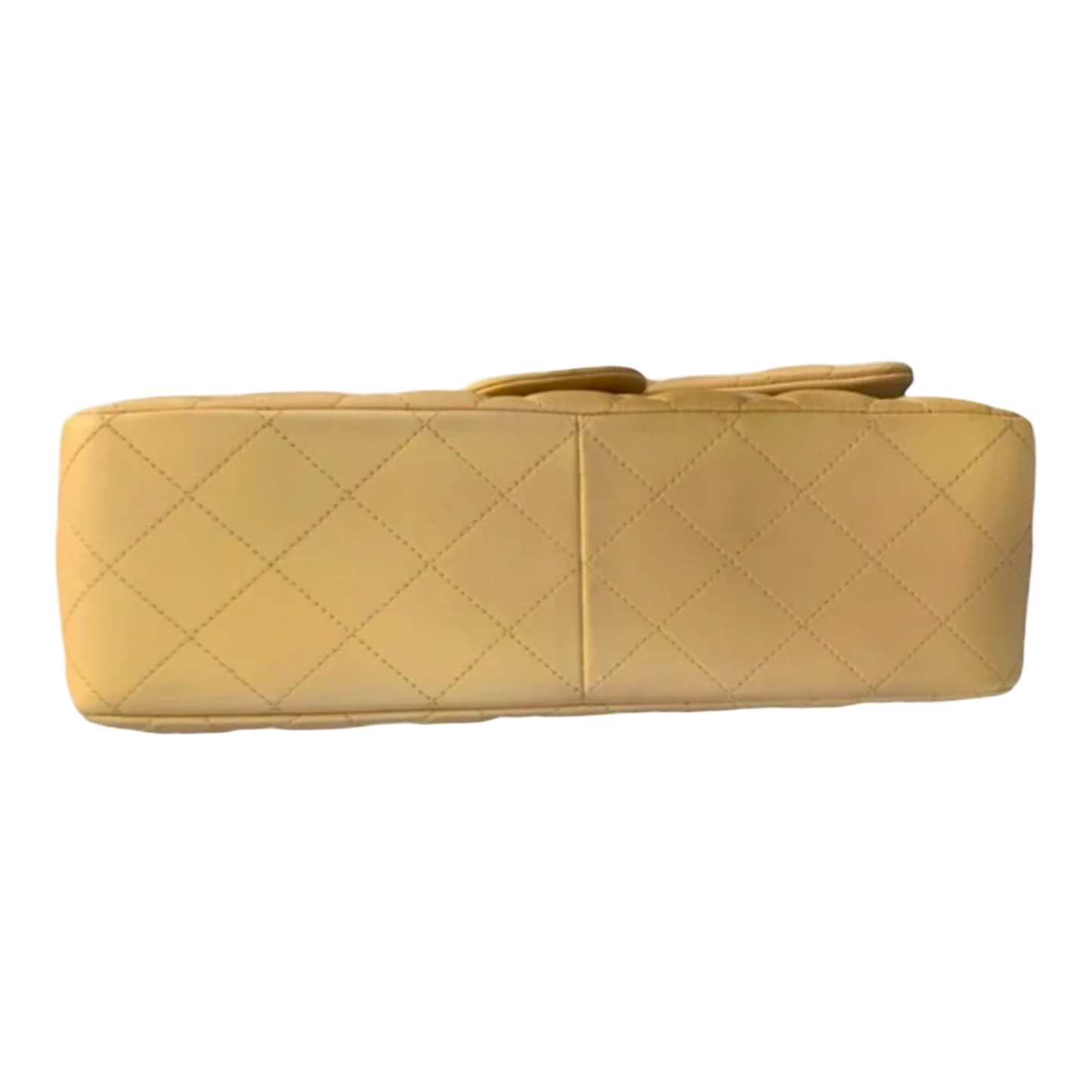 CHANEL Classic Jumbo Double Flap Bag. Beige w/Gold Hardware.