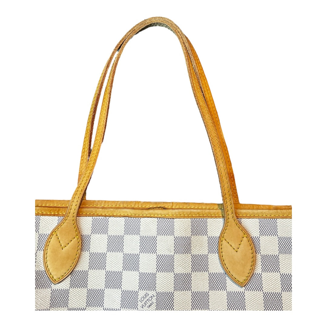 Louis Vuitton Neverfull MM Damier Azur – Pre-Loved, Very Good Condition