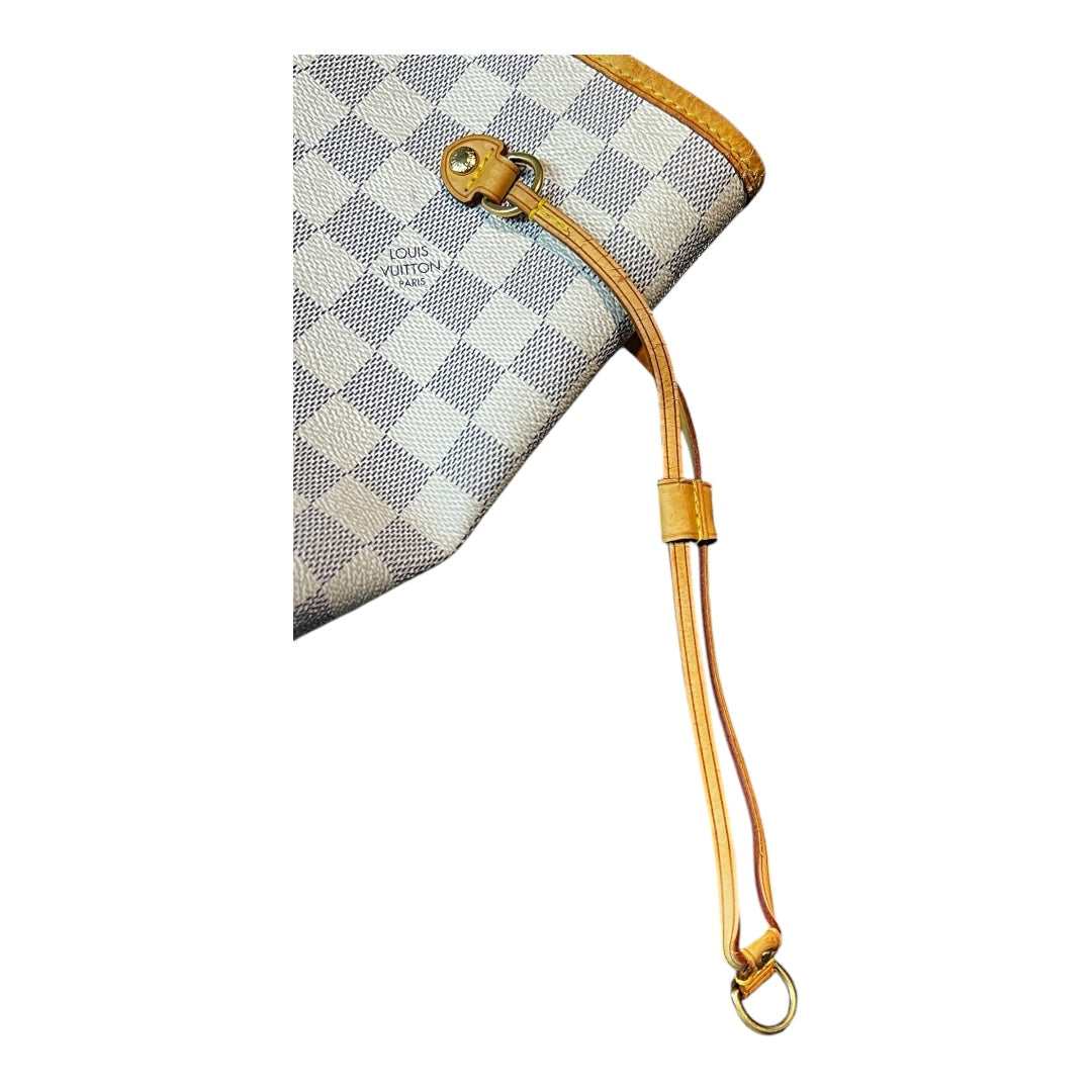 Louis Vuitton Neverfull MM Damier Azur – Pre-Loved, Very Good Condition