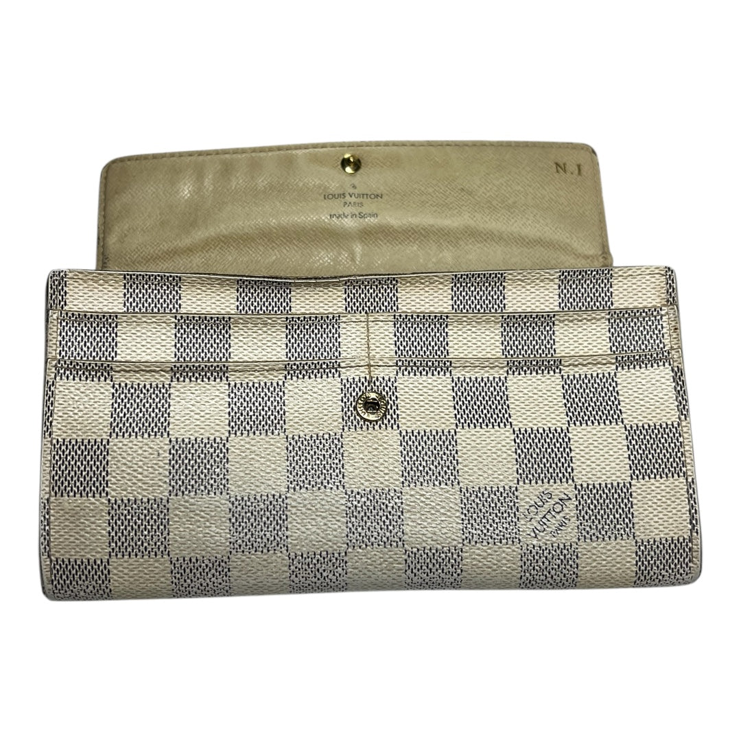 Louis Vuitton Vintage Damier Azur Porte Monnaie Wallet – Pre-Loved, Good Condition