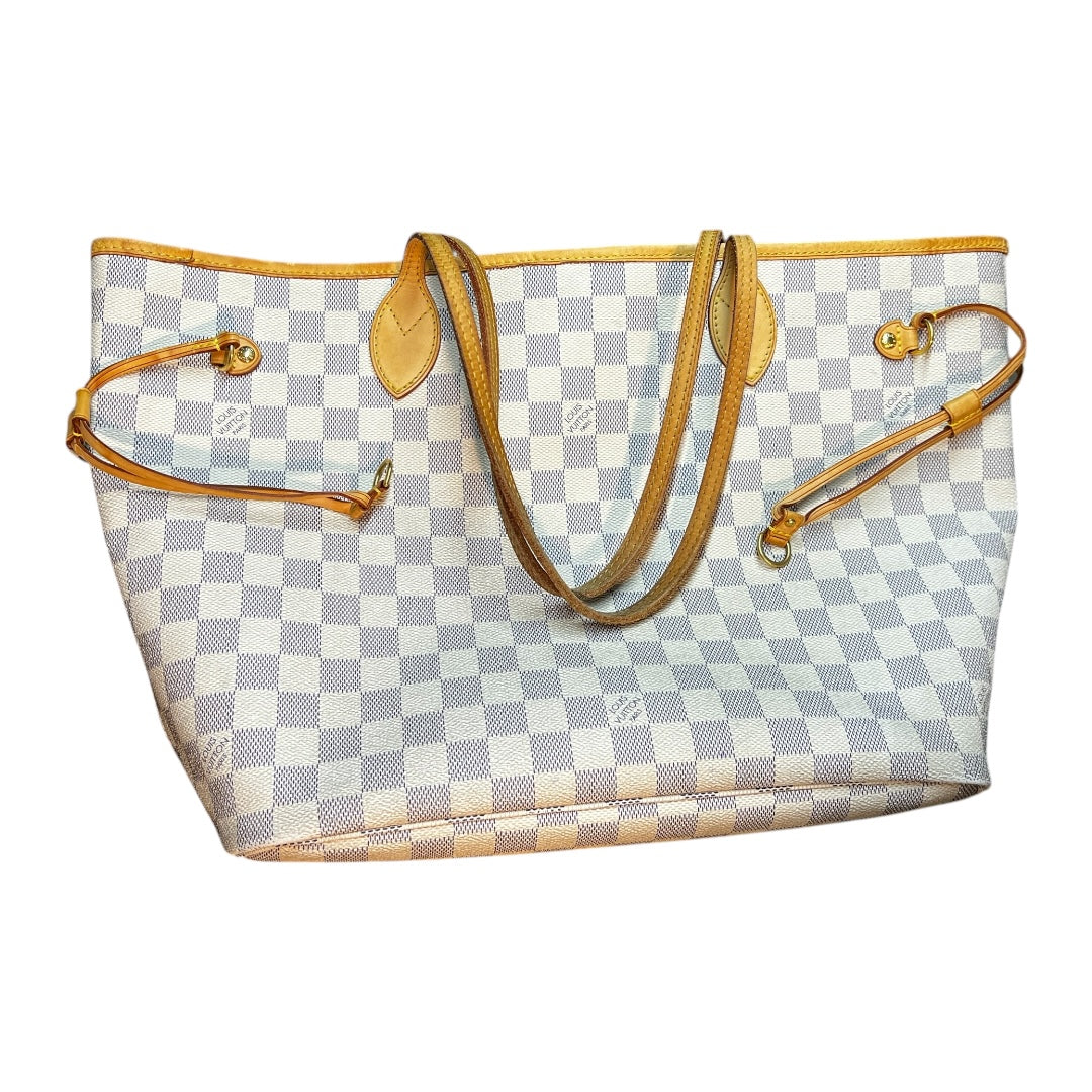Louis Vuitton Neverfull MM Damier Azur – Pre-Loved, Very Good Condition