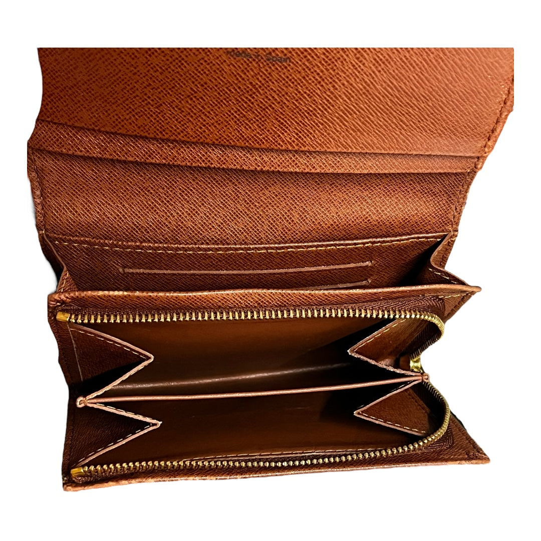 Louis Vuitton Vintage Portomone Vietre L-Shaped Zipper Bifold Wallet – Good Condition