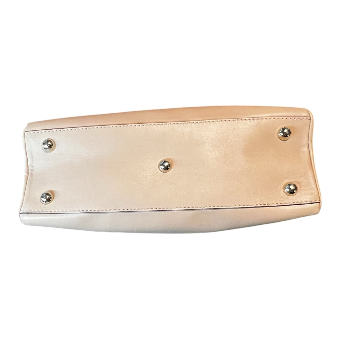 Valentino Beige Leather Rockstud Top Handle Bag – Pre-Loved, Very Good Condition