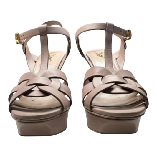 Saint Laurent Tribute Leather Platform  38.5