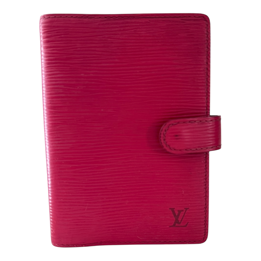 Louis Vuitton Red Agenda PM Epi Leather