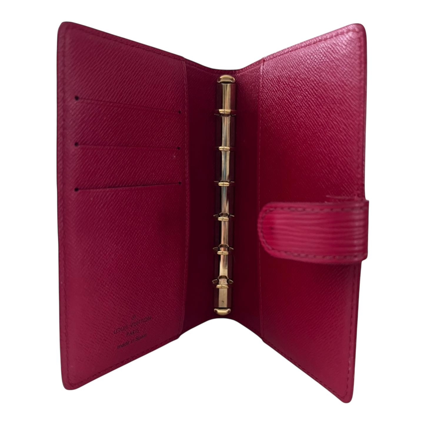 Louis Vuitton Red Agenda PM Epi Leather