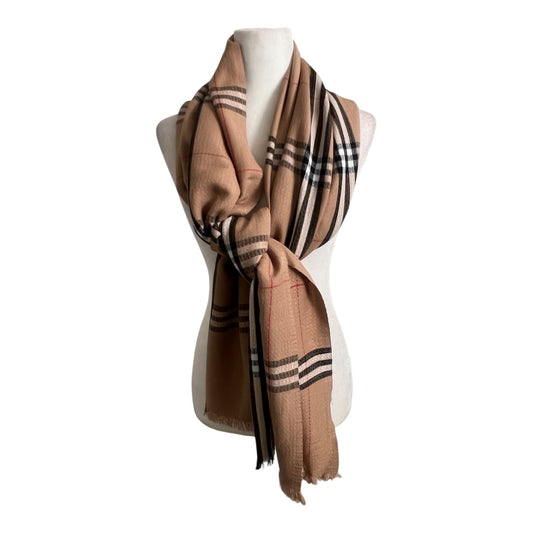 Burberry Brown Classic Cashmere Scarf