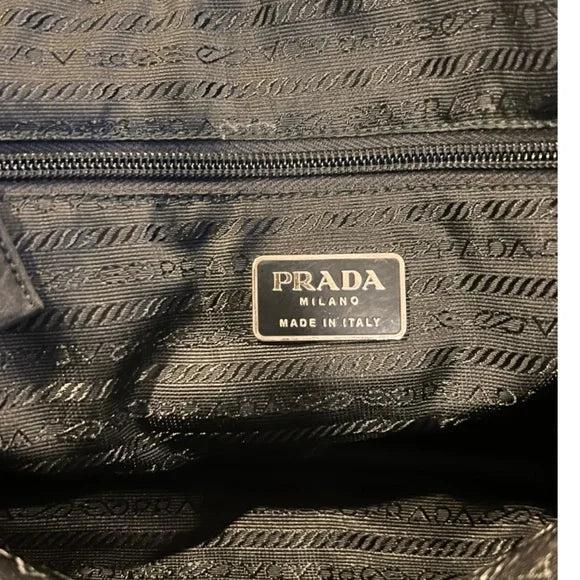 Prada Women's Top Handle Tessuto Nylon Small Bag Red
