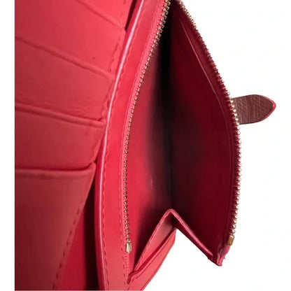 Céline Leather Wallet Folio