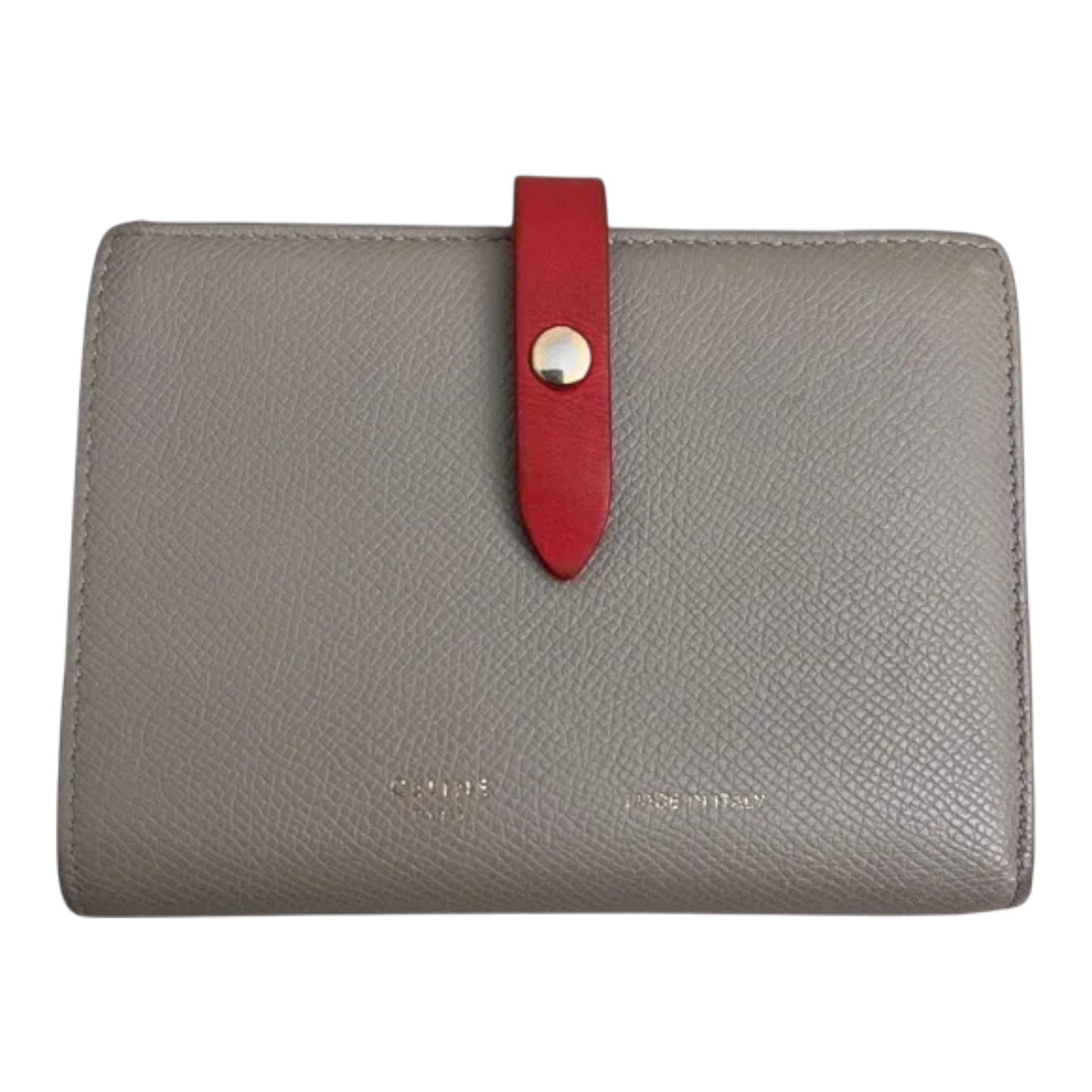 Céline Leather Wallet Folio
