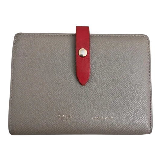 Céline Leather Wallet Folio