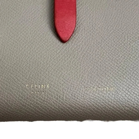 Celine Leather Wallet Folio