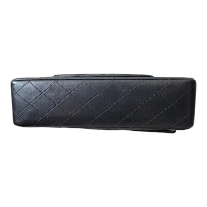 Chanel Vintage Classic Flap Black Lambskin Leather