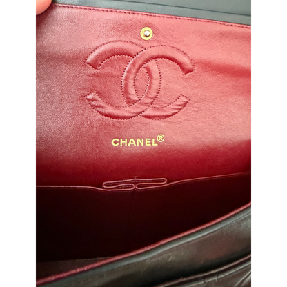 Chanel Vintage Classic Flap Black Lambskin Leather