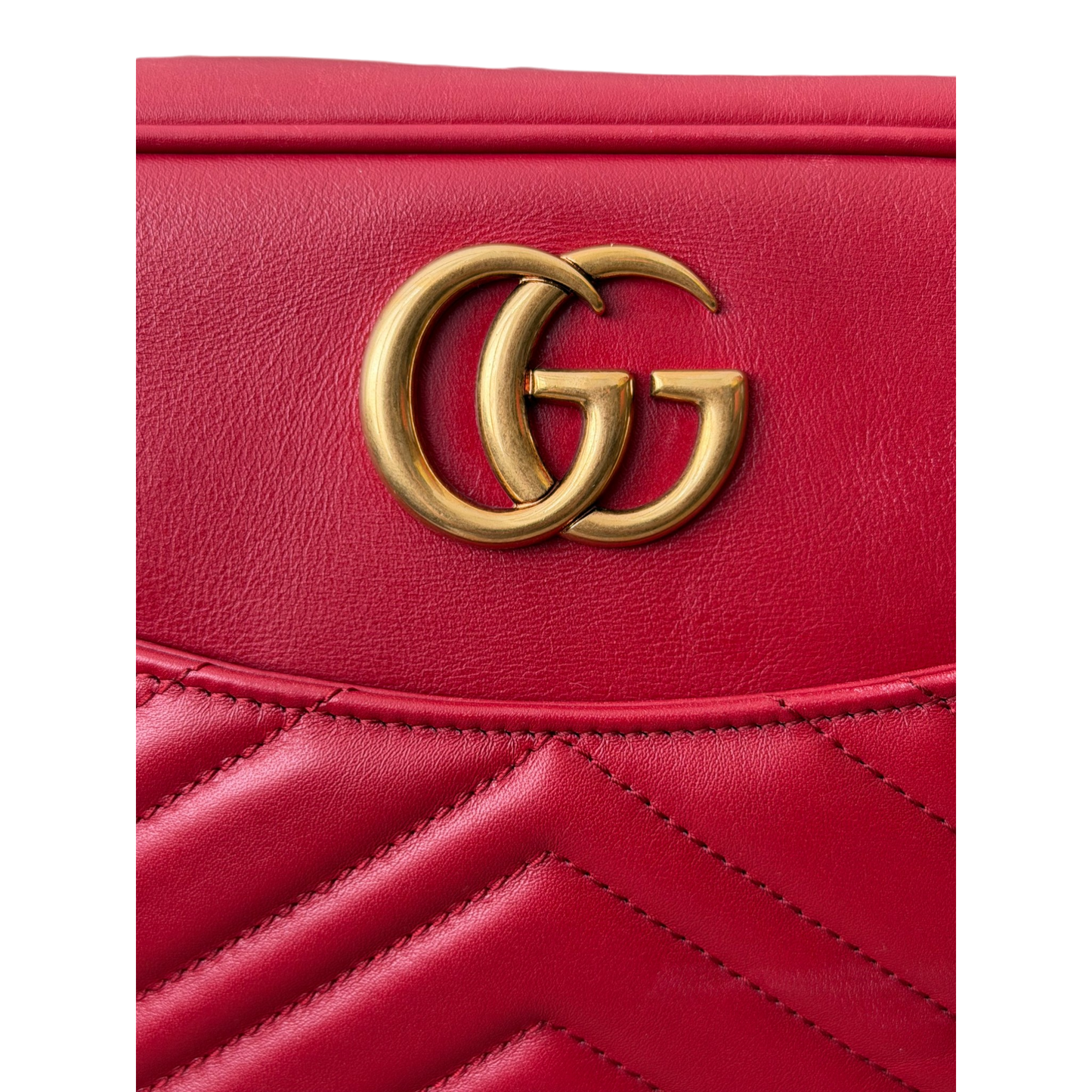 Gucci GG Marmont Small Camera Bag Red