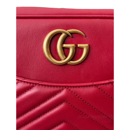 Gucci GG Marmont Small Camera Bag Red
