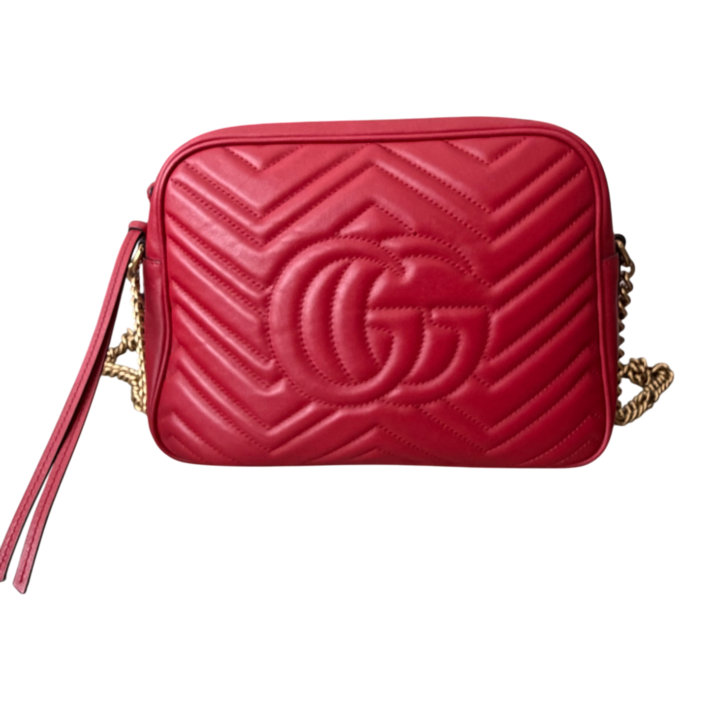 Gucci GG Marmont Small Camera Bag Red