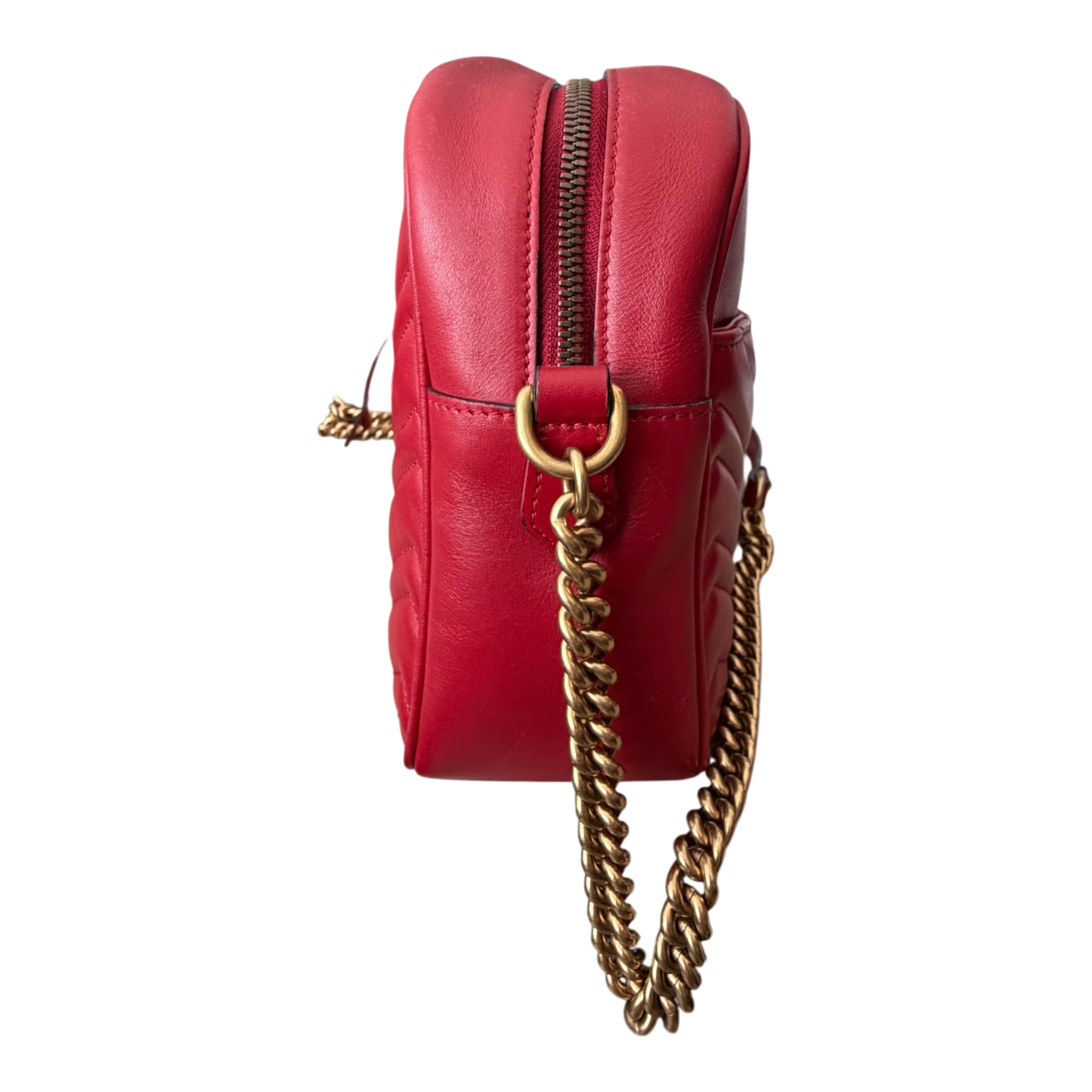 Gucci GG Marmont Small Camera Bag Red