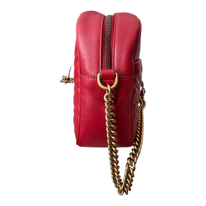 Gucci GG Marmont Small Camera Bag Red