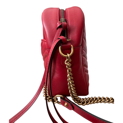 Gucci GG Marmont Small Camera Bag Red