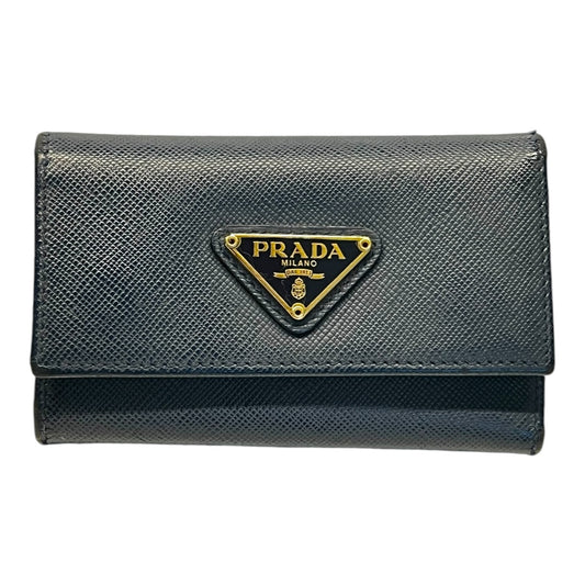 Prada 6 Key Holder in Saffiano Leather