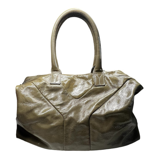 YSL Large "Y" Embossed Bag Taupe