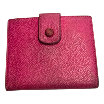 Chanel Vintage Wallet in Pink Caviar Leather