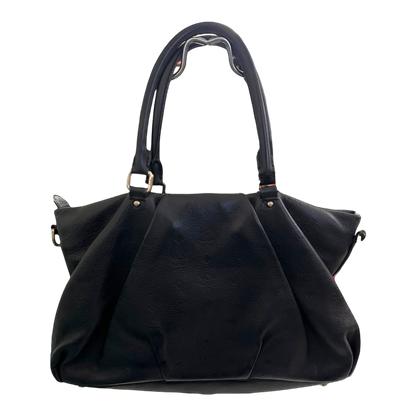 MCM Vintage Two-Way Bag Black Calfskin Leather