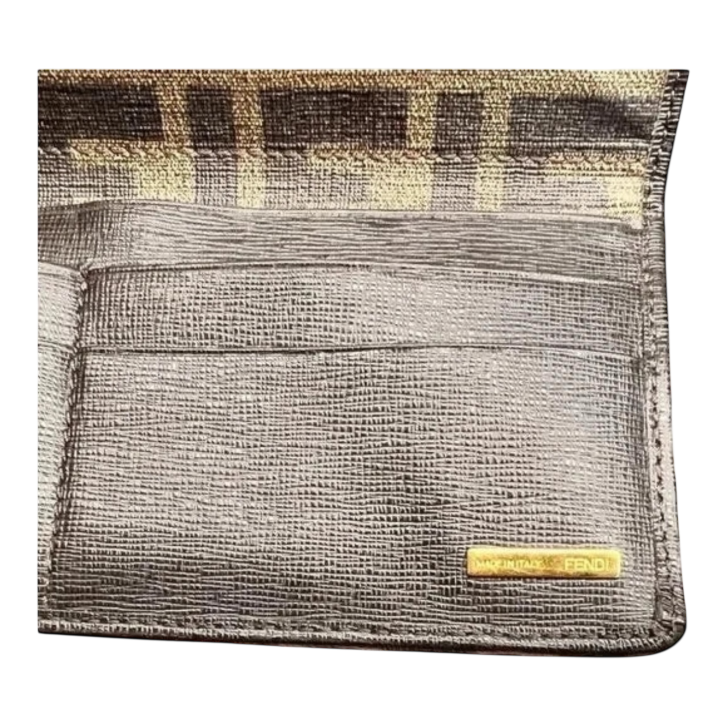 FENDI Tobacco Zucca Continental Wallet