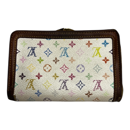 Louis Vuitton Vintage Murakami French Kisslock Wallet
