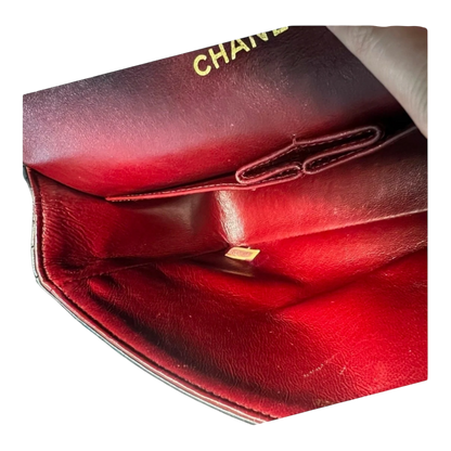 Chanel Vintage Classic Flap Black Lambskin Leather