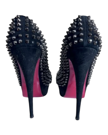 Christian Louboutin Lady Peep Stud Heels 38