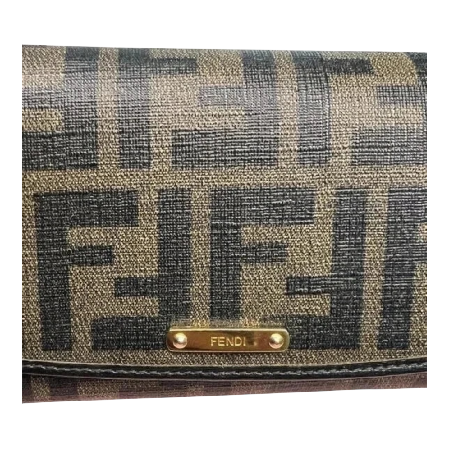 FENDI Tobacco Zucca Continental Wallet